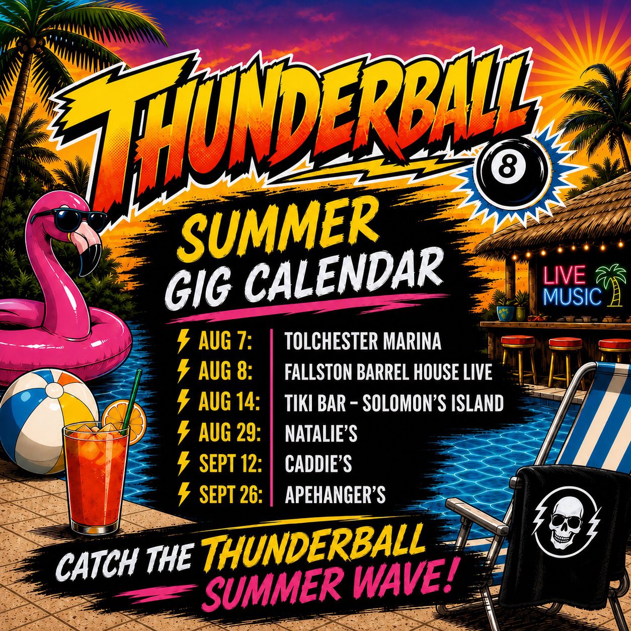 thunderball band aug-sept 2026